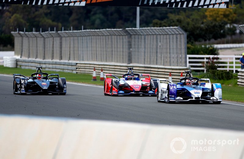 Maximilian Gunther, BMW I Andretti Motorsports, BMW iFE.20, Jérôme d'Ambrosio, Mahindra Racing, M6Electro, Sébastien Buemi, Nissan e.Dams, Nissan IMO2