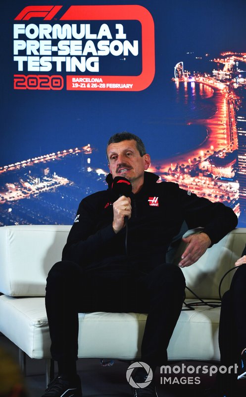 Guenther Steiner, Team Principal, Haas F1 Team at press conference