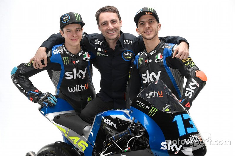 Celestino Vietti, Andrea Migno,  Pablo Nieto, Sky Racing Team VR46 