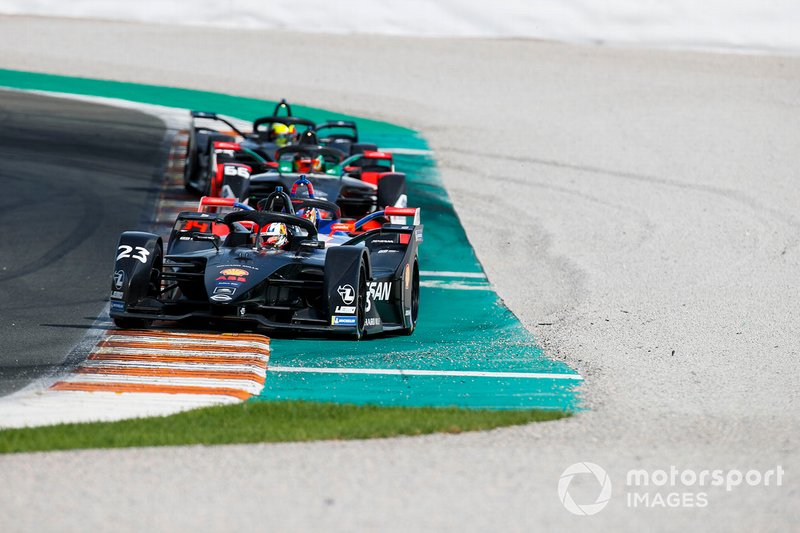 Sébastien Buemi, Nissan e.Dams, Nissan IMO2 Pascal Wehrlein, Mahindra Racing, M6Electro, Daniel Abt, Audi Sport ABT Schaeffler, Audi e-tron FE06