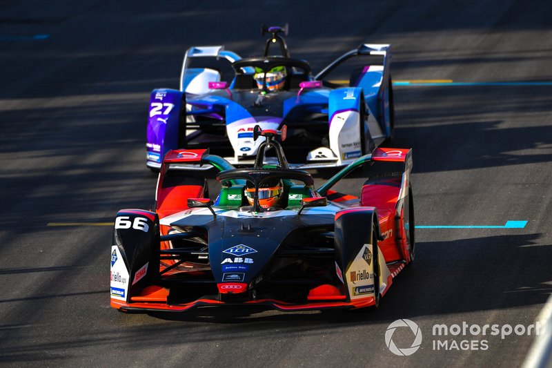 Daniel Abt, Audi Sport ABT Schaeffler, Audi e-tron FE06 Alexander Sims, BMW I Andretti Motorsports, BMW iFE.20