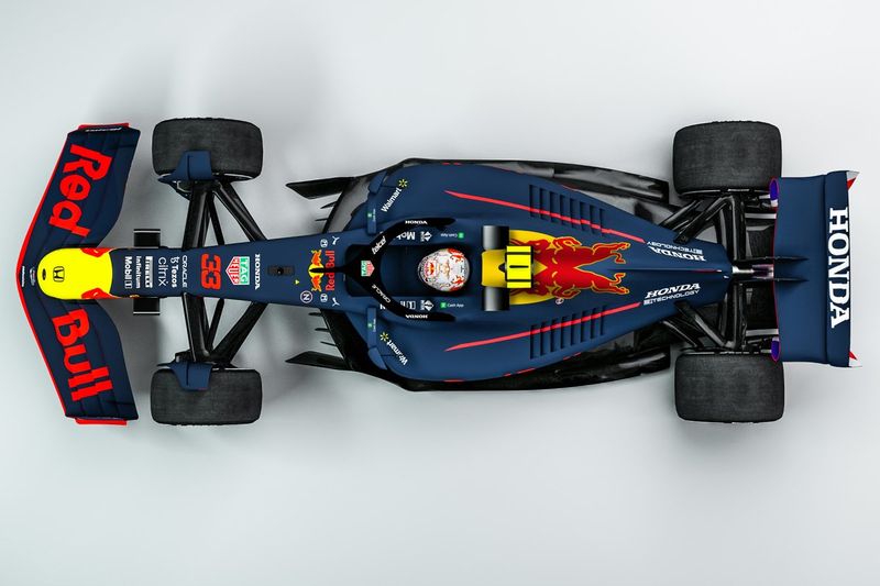 Boceto del Red Bull Racing F1 para 2022