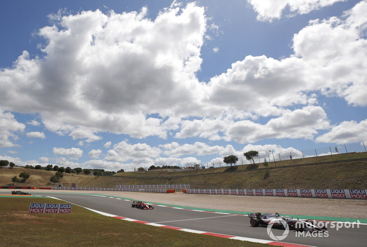 Mick Schumacher, Haas VF-21, Charles Leclerc, Ferrari SF21, Sebastian Vettel, Aston Martin AMR21