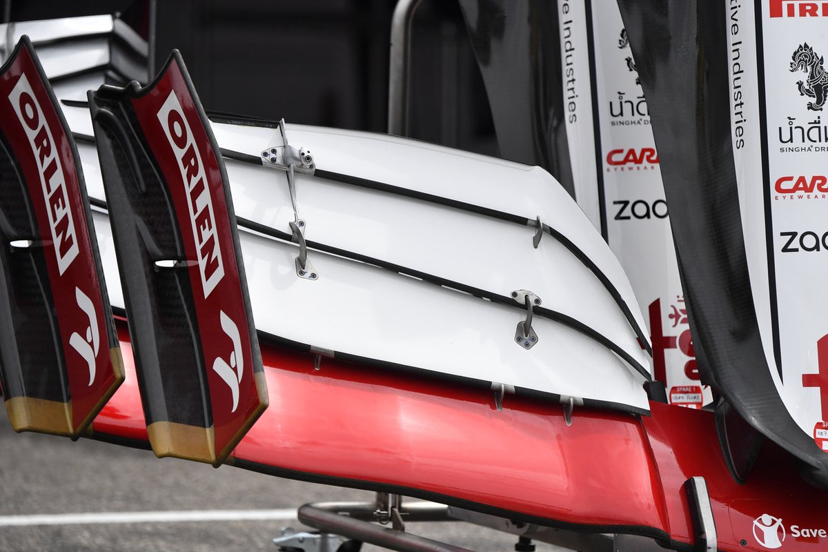 Alfa Romeo Racing C41 front wing detail