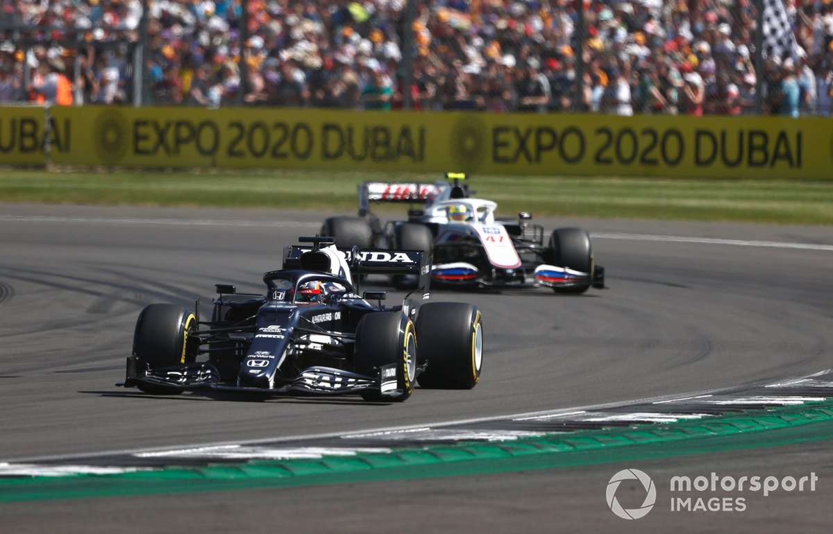 Yuki Tsunoda, AlphaTauri AT02, Mick Schumacher, Haas VF-21