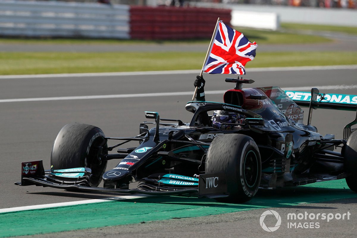 Lewis Hamilton, Mercedes W12 vince il GP di Gran Bretagna
