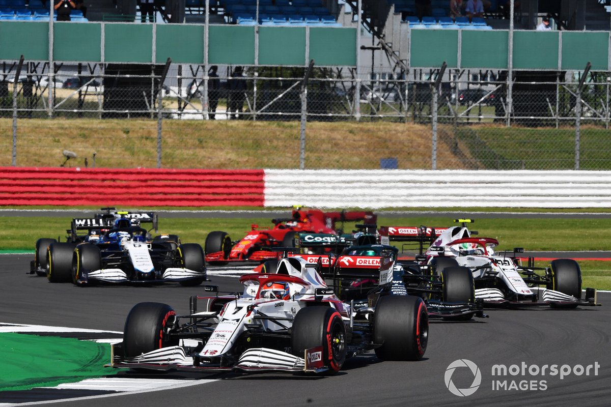 Kimi Raikkonen, Alfa Romeo Racing C41, Lance Stroll, Aston Martin AMR21, Antonio Giovinazzi, Alfa Romeo Racing C41