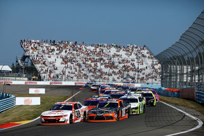 Connor Zilisch, JR Motorsports Chevrolet, William Sawalich, Joe Gibbs Racing Toyota