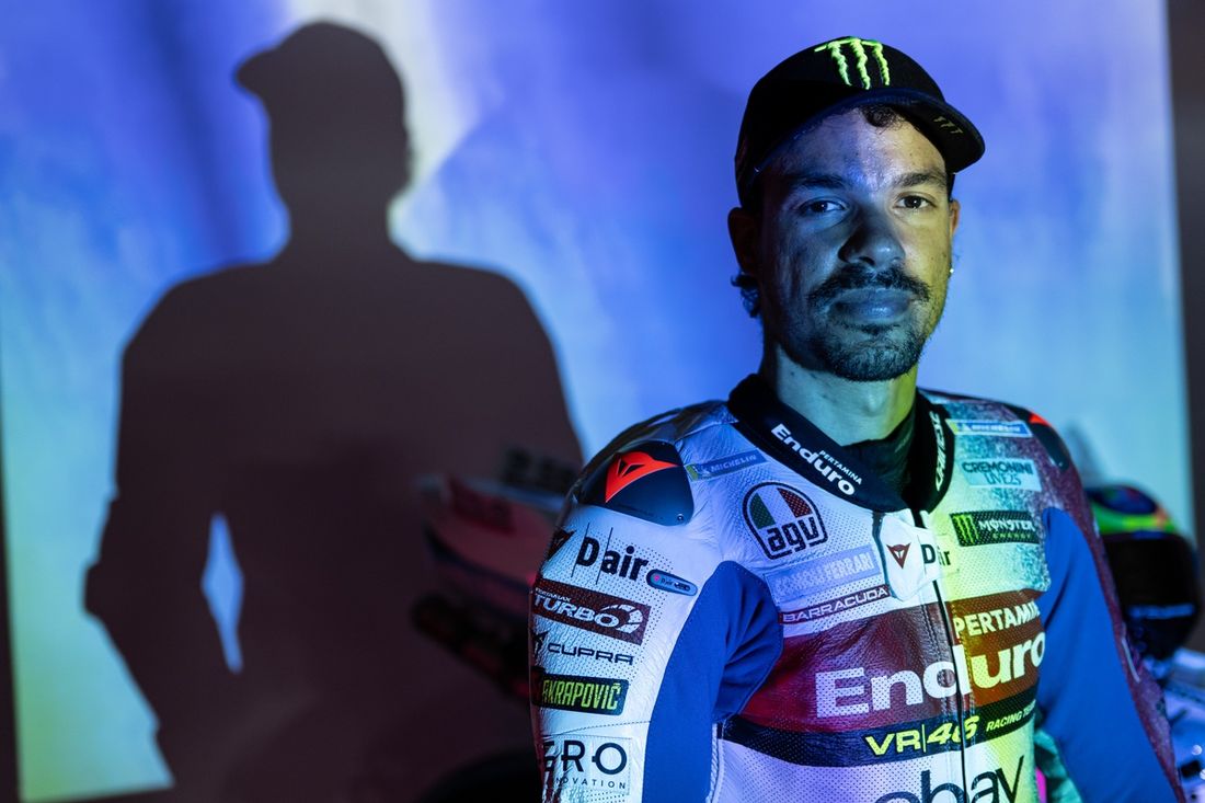 Franco Morbidelli. VR46 Racing Team Cremonini Live 25 librea