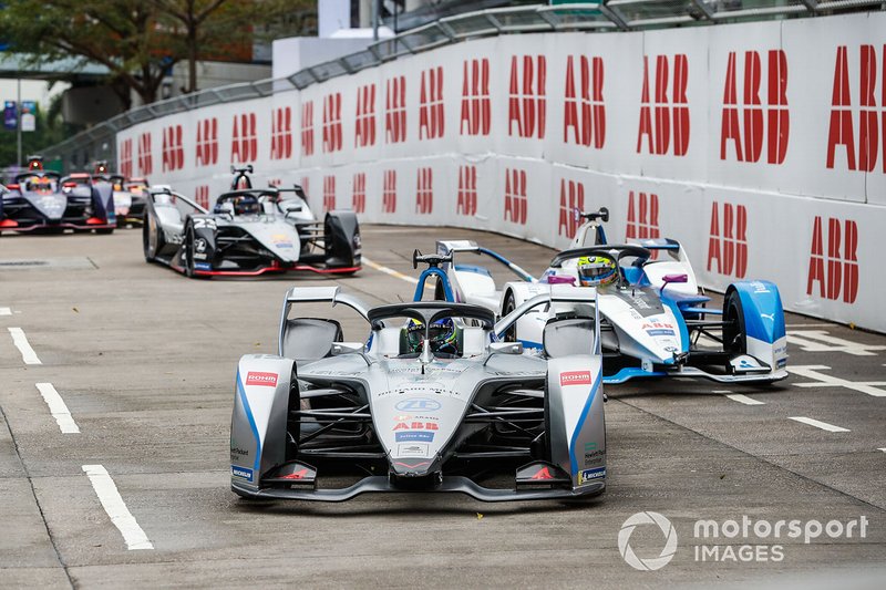 Felipe Massa, Alexander Sims y Sebastien Buemi