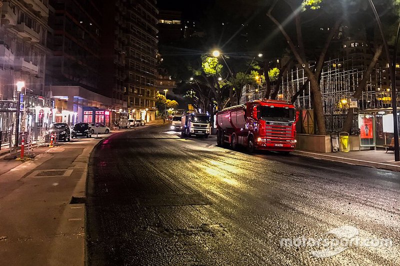 Resurfaçage du circuit de Monaco