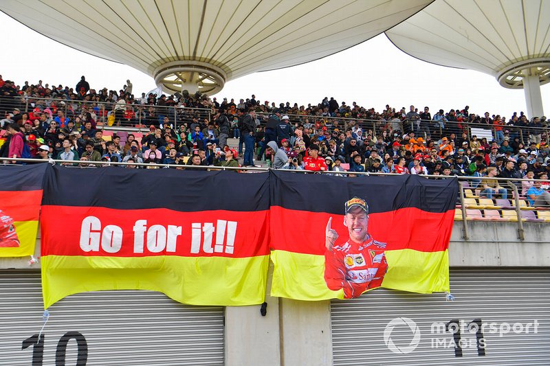 Support for Sebastian Vettel, Ferrari