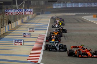 Charles Leclerc, Ferrari SF90, Lewis Hamilton, Mercedes AMG F1 W10, Max Verstappen, Red Bull Racing RB15, Carlos Sainz Jr., McLaren MCL34