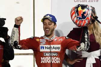 Podium: Andrea Dovizioso, Ducati Team