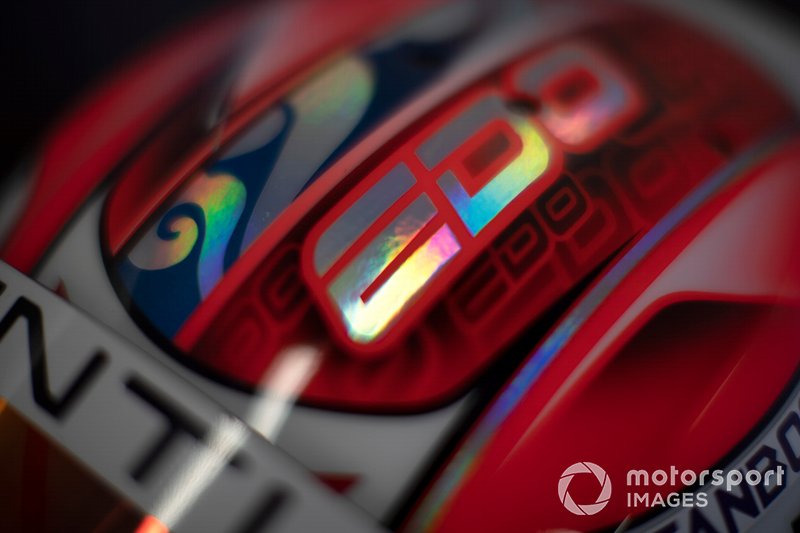 Edoardo Mortara  Venturi Formula E, Venturi VFE05, helmet detail 