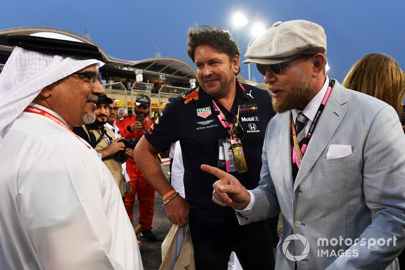 TV Chef James Martin and Director Guy Ritchie on the grid