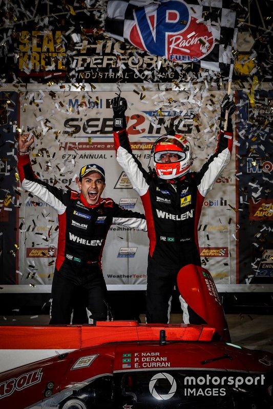 #31 Whelen Engineering Racing Cadillac DPi, DPi: Felipe Nasr, Pipo Derani, Eric Curran, podium