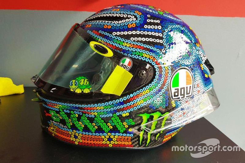 Helmet of Valentino Rossi, Yamaha Factory Racing