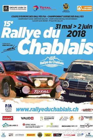 Rallye du Chablais, affiche 2018