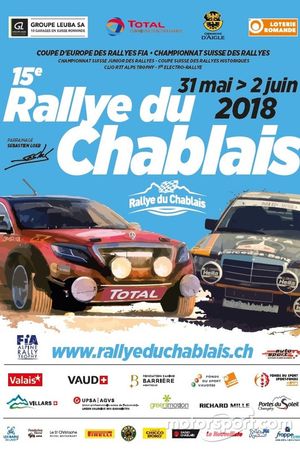 Rallye du Chablais, locandina 2018