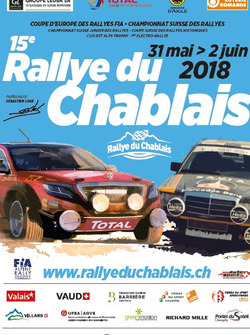 Rallye du Chablais, affiche 2018