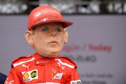 Une caricature de Kimi Raikkonen, Ferrari