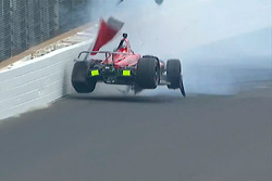 Crash: James Davison, A.J. Foyt Enterprises with Byrd / Hollinger / Belardi Chevrolet (Screenshot)