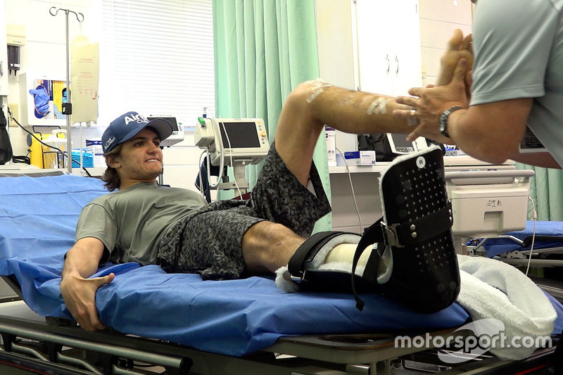 Pietro Fittipaldi saat rehabilitasi