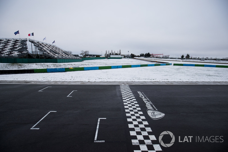 A view of the finish line
