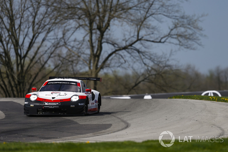 #912 Porsche Team North America Porsche 911 RSR, GTLM: Laurens Vanthoor, Earl Bamber