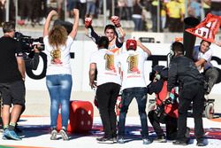 Le Champion du monde Marc Marquez, Repsol Honda Team fête son titre
