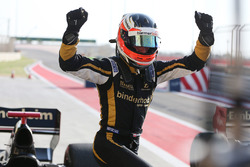 Race winner Rene Binder, Lotus
