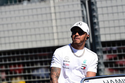 Lewis Hamilton, Mercedes-AMG F1 on the drivers parade