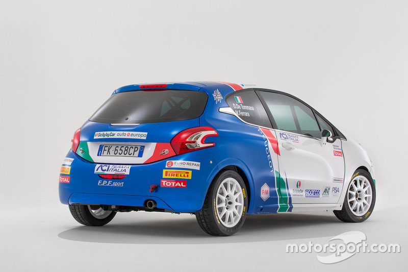 La Peugeot 208 R2 di Damiano De Tommaso e Michele Ferrara