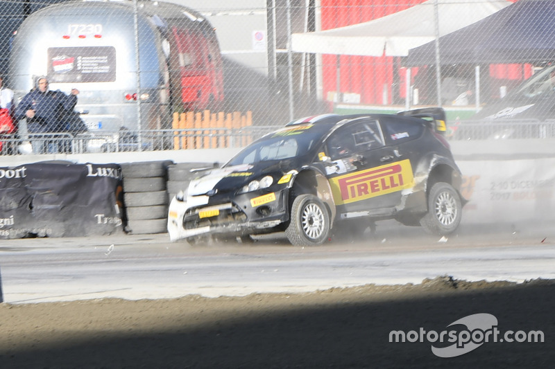 El accidente de Oliver Solberg, Ford Fiesta WRC