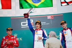 Podium: race winner Pedro Piquet, Trident, second place Giuliano Alesi, Trident, third place Ryan Tveter, Trident