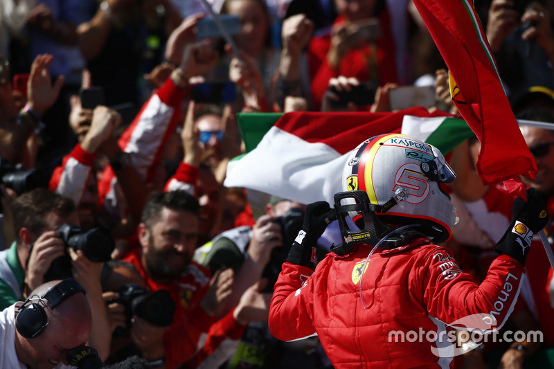Победитель Себастьян Феттель, Ferrari