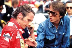 Niki Lauda and Luca Di Montezemolo