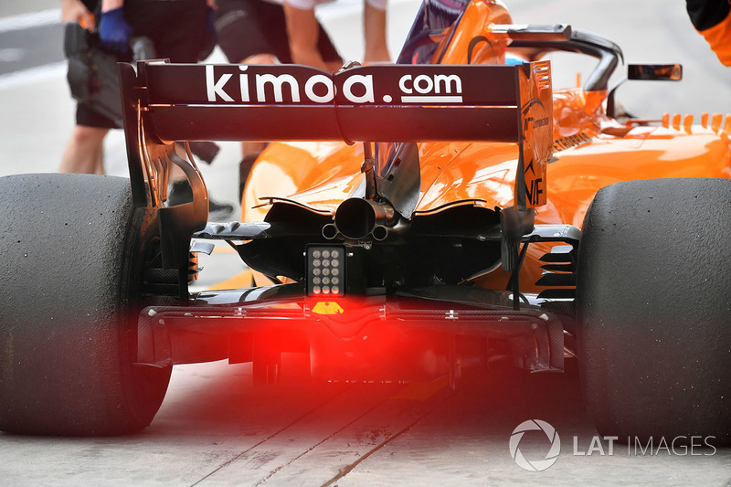 Fernando Alonso, McLaren MCL33 trasero