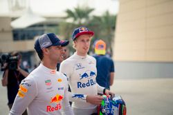 Max Verstappen, Red Bull Racing and Pierre Gasly, Scuderia Toro Rosso