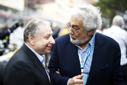 Jean Todt, President, FIA. and Tenor Placido Domingo