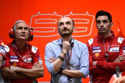 Davide Tardozzi, team manager Ducati Team, Claudio Domenicali, PDG Ducati, Michele Pirro, Ducati Team