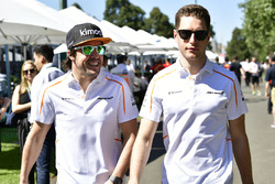 Fernando Alonso, McLaren y Stoffel Vandoorne, McLaren