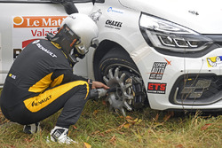 Aurélien Devanthéry, Michael Volluz, Renault R3T, DMAX Swiss, Radwechsel SP4 Casernes Sion
