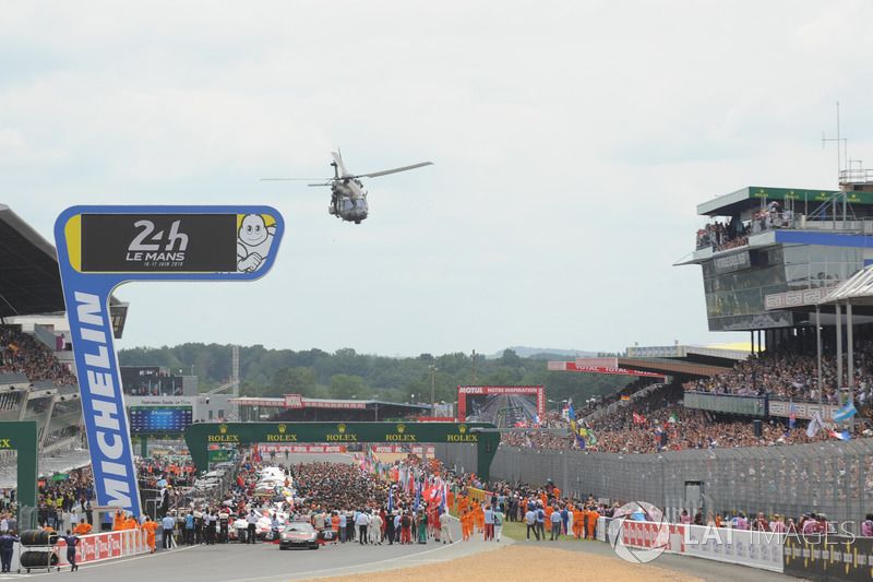 Parrilla de salida de Le Mans 2018