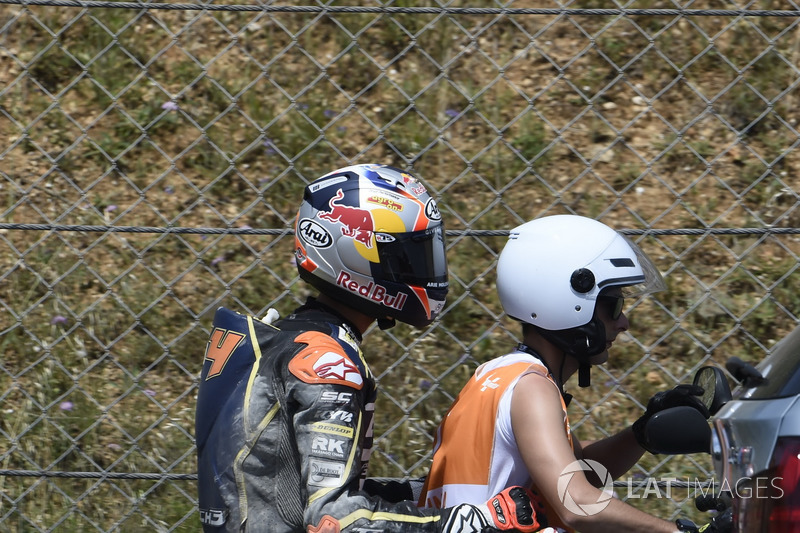 Bo Bendsneyder, Tech 3 Racing, dopo la caduta