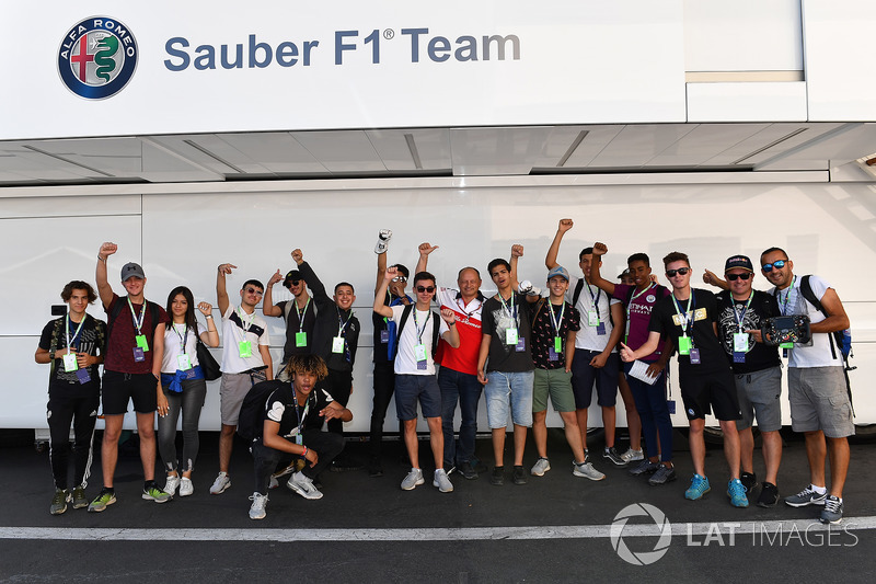 Des invités de Sauber