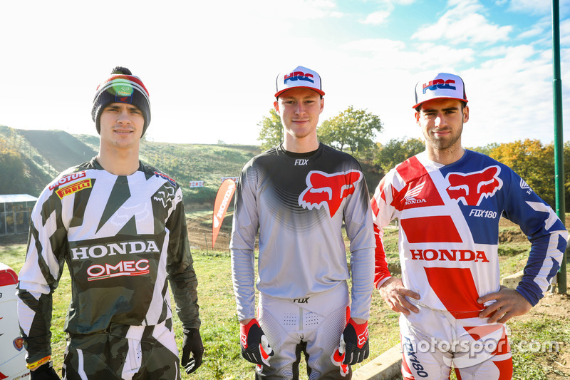 Tim Gajser, Calvin Vlaanderen dan Brian Bogers, Team HRC