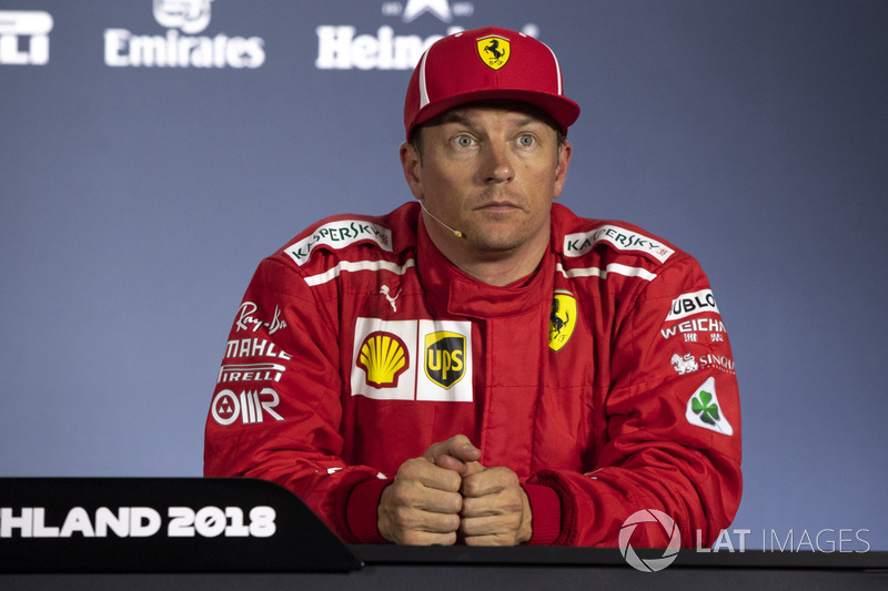 Kimi Raikkonen, Ferrari in Press Conference