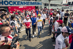 Charles Leclerc, Sauber F1 Team, Pierre Gasly, Scuderia Toro Rosso and Carlos Sainz Jr., Renault Sport F1 Team